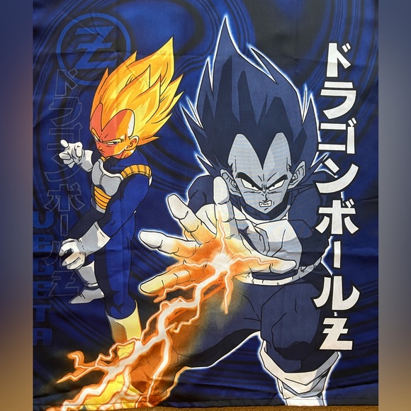 NEW Men’s Dragon Ball Z Vegeta Shirt Button Up NWOT Vintage - Picture 2 of 5